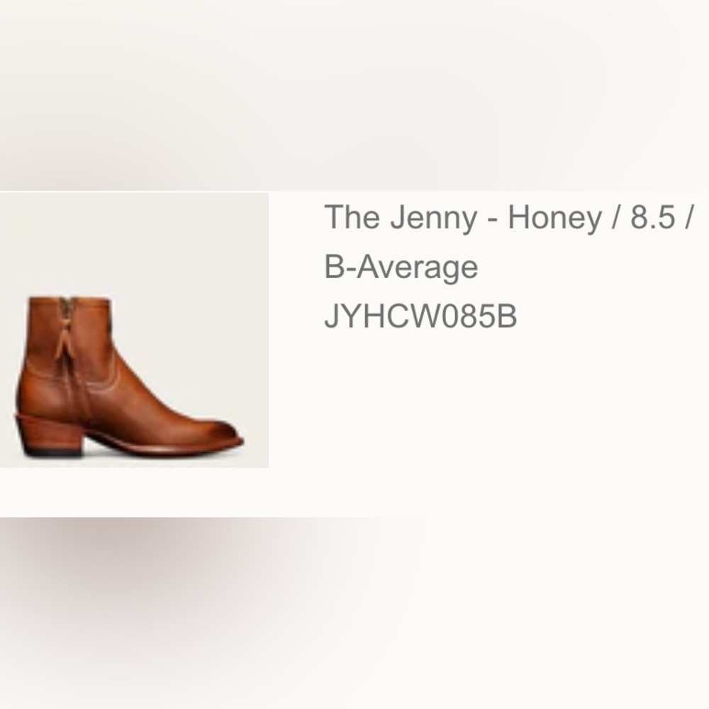The Jenny Honey Brown Ankle Boots